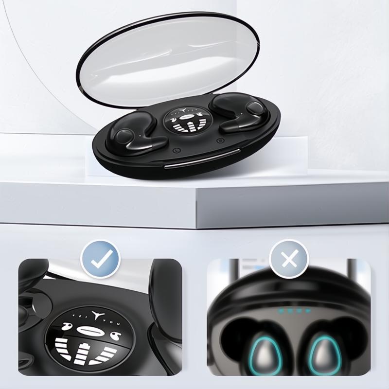 Cuffie Wireless In-Ear IPX5 Resistenti All'Acqua per Sport e Tempo Libero - Audio di Qualità e Comfort Ergonomico-VISOTKI