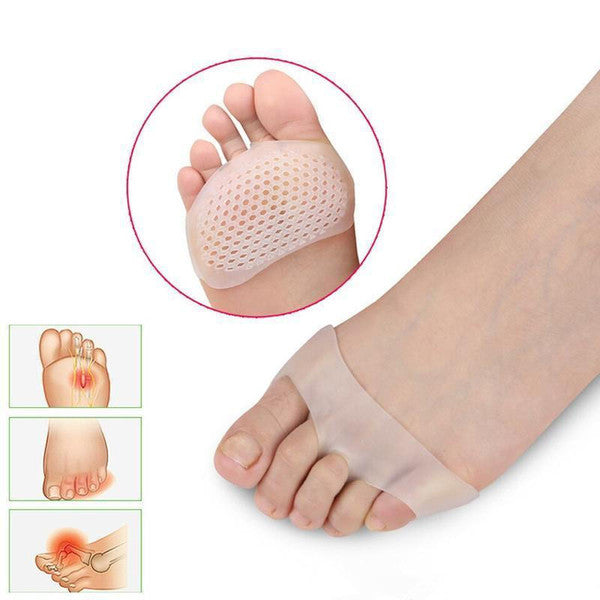 Cuscinetti Metatarsali Traspiranti in Gel - Set di 2 per Comfort e Supporto durante la Camminata-VISOTKI