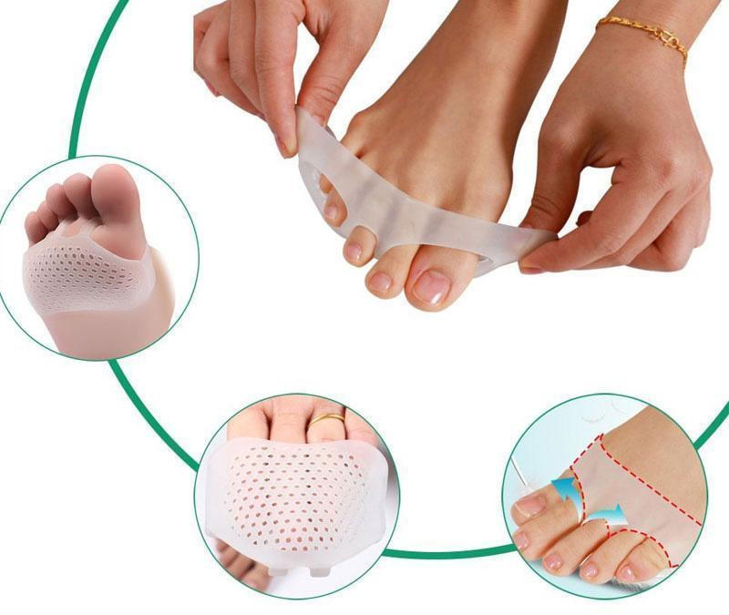 Cuscinetti Metatarsali Traspiranti in Gel - Set di 2 per Comfort e Supporto durante la Camminata-VISOTKI