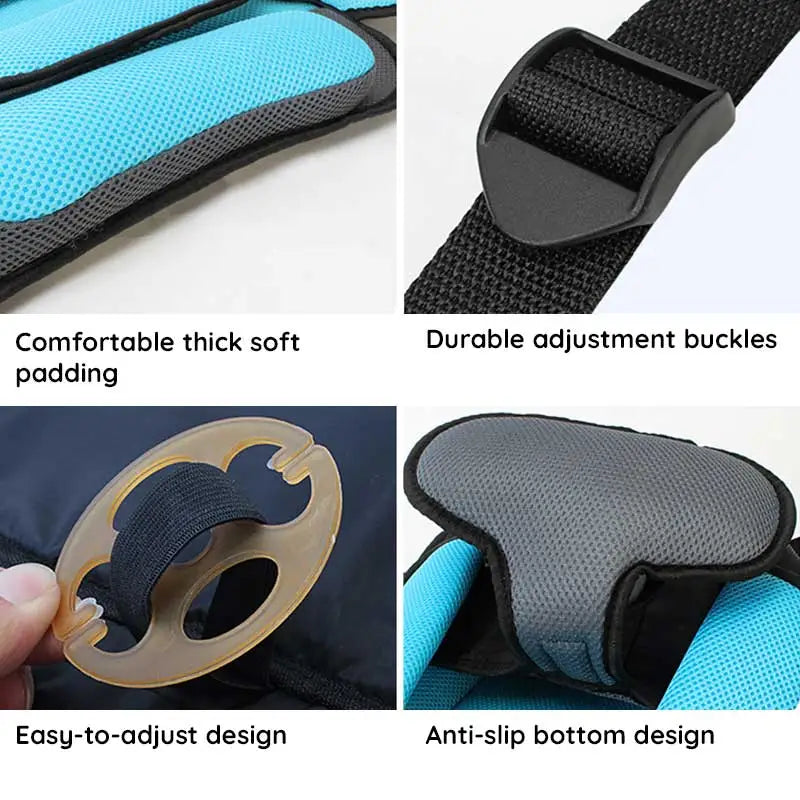Cuscino Auto Bambini in Schiuma Memory, Ergonomico e Sicuro, per Comfort e Protezione durante i Viaggi in Auto-VISOTKI
