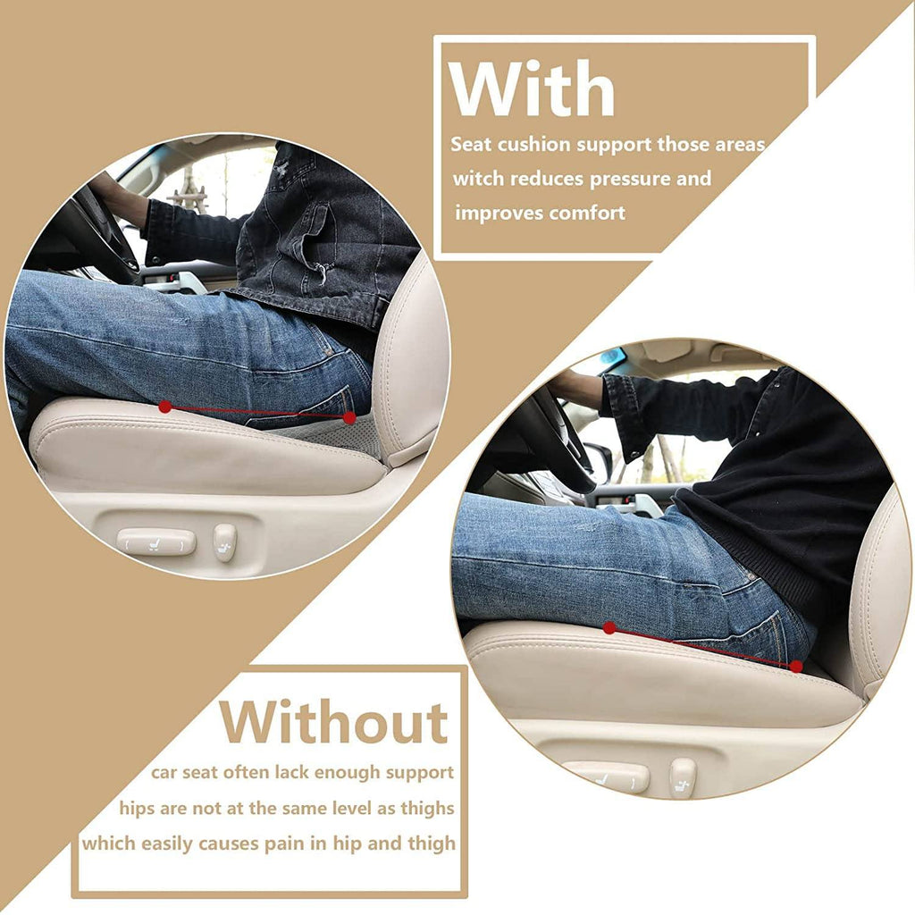 Cuscino Auto Ergonomico in Schiuma Memory per Sedili Bassi - Comfort per Guidatori - Accessorio per Auto-VISOTKI