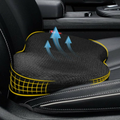 Cuscino Auto Ergonomico in Schiuma Memory per Sedili Bassi - Comfort per Guidatori - Accessorio per Auto-VISOTKI