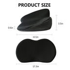 Cuscino Auto Ergonomico per Guidatori Bassi in Schiuma Memory - Comfort e Supporto per Seggiolino Auto-VISOTKI
