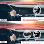Cuscino Booster Auto Adulto in Schiuma Memory, Design Ergonomico, per Maggiore Comfort in Viaggio-VISOTKI