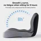 Cuscino Lombare in Schiuma Memory Ergonomico per Sedia Ufficio e Auto, Supporto per Schiena, Comfort Ottimale-VISOTKI