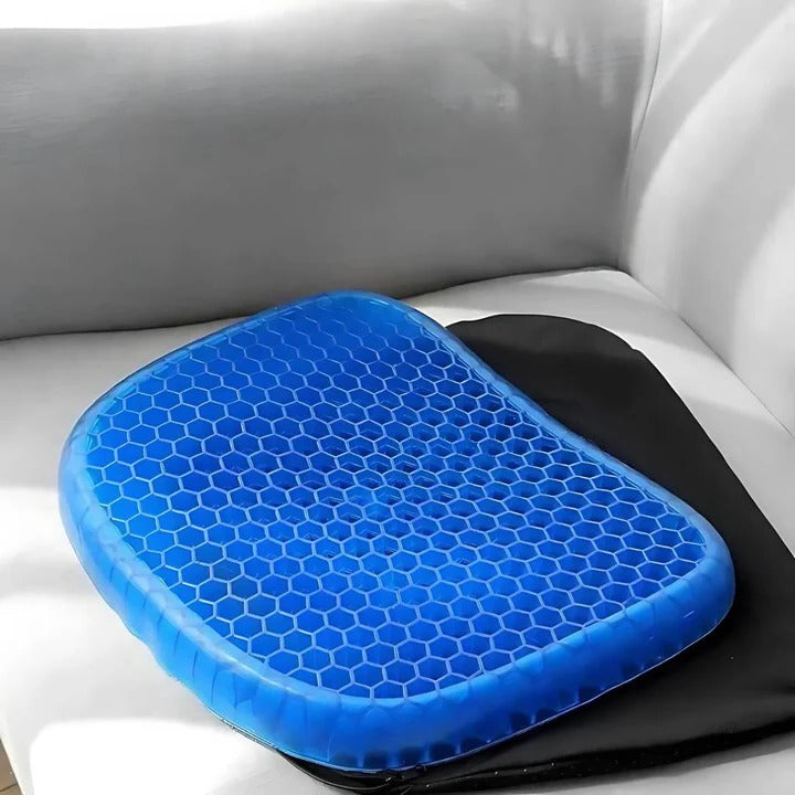 Cuscino Ortodontico in Gel per Sollievo dalla Pressione - Supporto per Coccige e Schiena - Sedia Ufficio, Auto, Sedia a Rotelle-VISOTKI