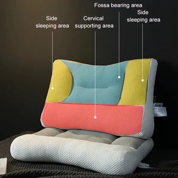 Cuscino Ortodontico per il Collo in Memory Foam per Dormire - Supporto Ergonomico per Sonno Confortevole-VISOTKI