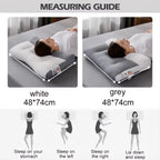 Cuscino Ortodontico per il Collo in Memory Foam per Dormire - Supporto Ergonomico per Sonno Confortevole-VISOTKI