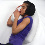 Cuscino Ortopedico per Dormire di Lato con Foro per Orecchio - Design Ergonomico per Comfort Notturno e Supporto Adeguato-VISOTKI