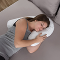 Cuscino Ortopedico per Dormire di Lato con Foro per Orecchio - Design Ergonomico per Comfort Notturno e Supporto Adeguato-VISOTKI