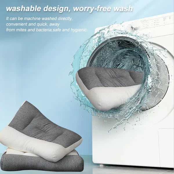 Cuscino Ortopedico per il Collo in Memory Foam per Dormire - Supporto Ergonomico per Sonno Confortevole e Riposante-VISOTKI