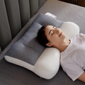 Cuscino Ortopedico per il Collo in Memory Foam per Dormire - Supporto Ergonomico per Sonno Confortevole e Riposante-VISOTKI