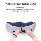 Cuscino Regolabile in Schiuma Memory per Sollievo Dolore Ischiatico - Cuscino Sede Ergonomico per Ufficio e Casa-VISOTKI