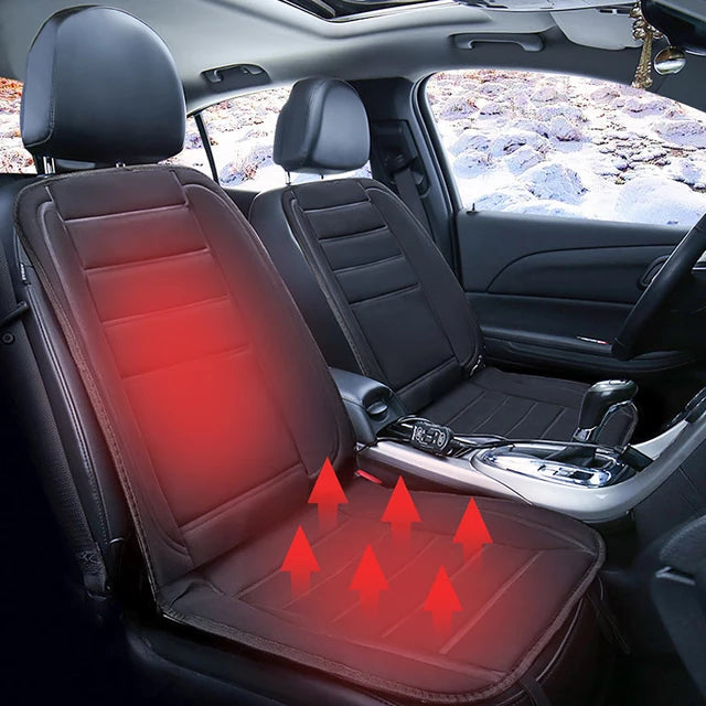 Cuscino Riscaldato per Sedile Auto in Inverno con Copertura Completa e Tessuto Morbido per Comfort e Calore-VISOTKI