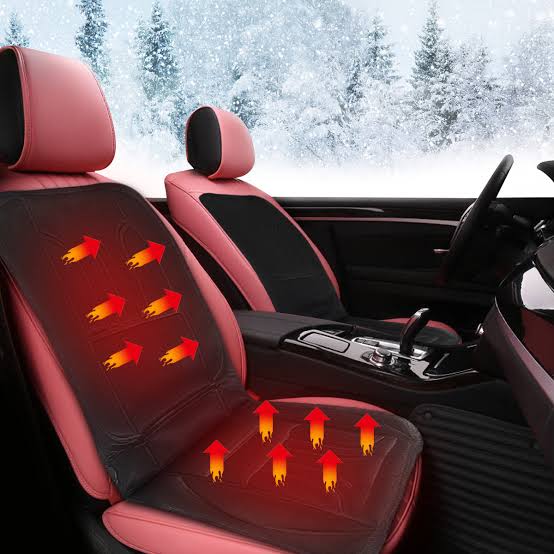 Cuscino Riscaldato per Sedile Auto in Inverno con Copertura Completa e Tessuto Morbido per Comfort e Calore-VISOTKI
