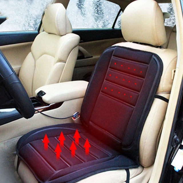 Cuscino Riscaldato per Sedile Auto in Inverno con Copertura Completa e Tessuto Morbido per Comfort e Calore-VISOTKI