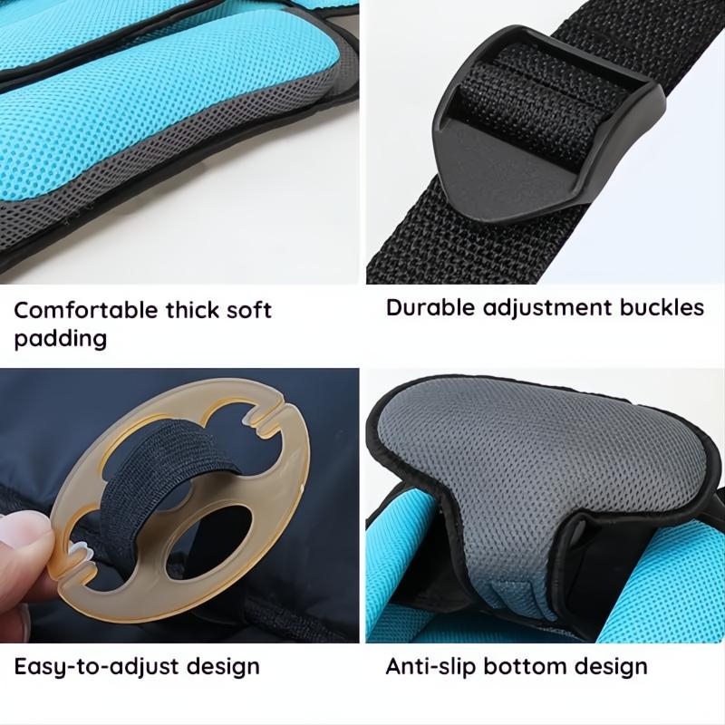 Cuscino di Protezione Auto Bambini in Schiuma Memory, Design Ergonomico per Comfort e Sicurezza in Viaggio-VISOTKI