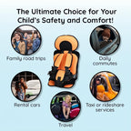 Cuscino di Protezione Auto Bambini in Schiuma Memory, Design Ergonomico per Comfort e Sicurezza in Viaggio-VISOTKI