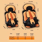 Cuscino di Protezione Auto Bambini in Schiuma Memory, Design Ergonomico per Comfort e Sicurezza in Viaggio-VISOTKI