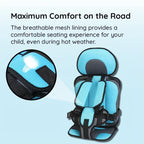 Cuscino di Protezione Auto Bambini in Schiuma Memory, Design Ergonomico per Comfort e Sicurezza in Viaggio-VISOTKI