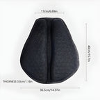 Cuscino in Gel per Sella Moto Comfortabile per Lunghi Viaggi - Accessorio per Moto Ergonomico e Pratico-VISOTKI