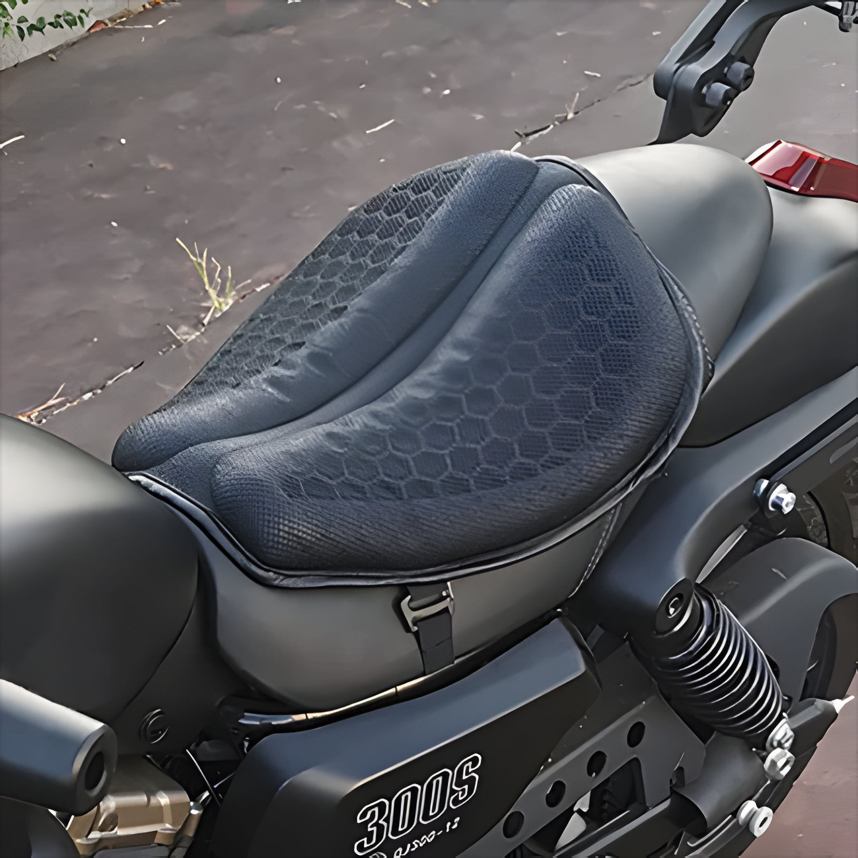 Cuscino in Gel per Sella Moto Comfortabile per Lunghi Viaggi - Accessorio per Moto Ergonomico e Pratico-VISOTKI
