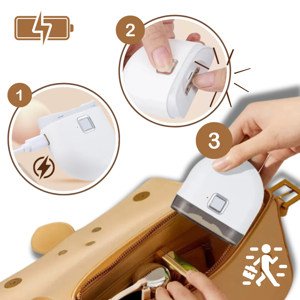 Cutter Elettrico per Unghie Doppia Velocità con Testa in Acciaio Inossidabile per Manicure e Pedicure Professionale-VISOTKI