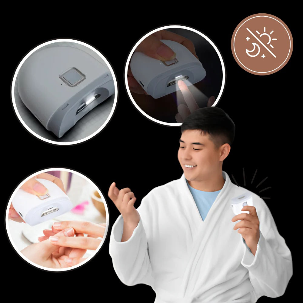 Cutter Elettrico per Unghie Doppia Velocità con Testa in Acciaio Inossidabile per Manicure e Pedicure Professionale-VISOTKI