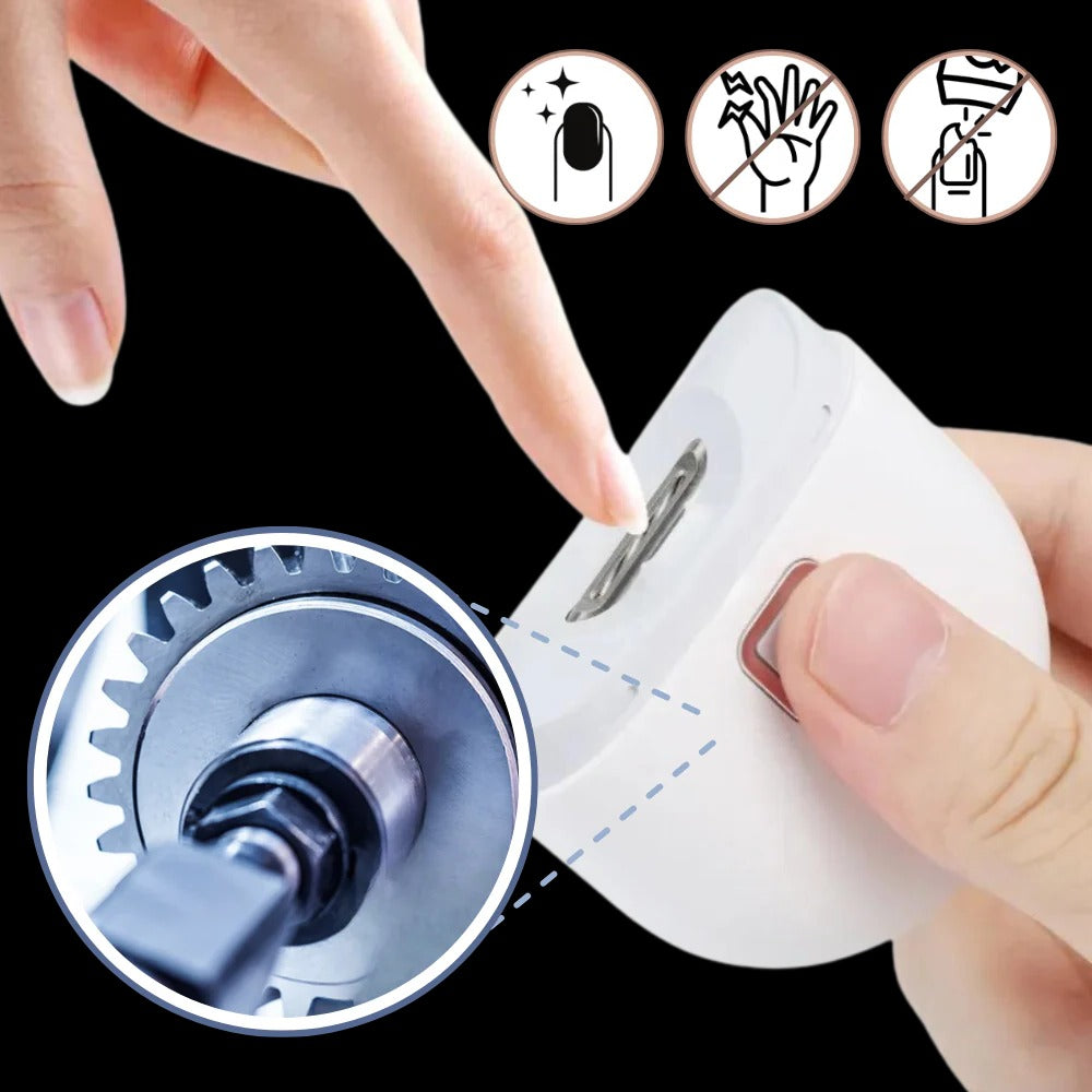 Cutter Elettrico per Unghie Doppia Velocità con Testa in Acciaio Inossidabile per Manicure e Pedicure Professionale-VISOTKI