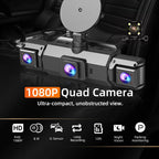 Dash Cam Wireless Anteriore e Posteriore con Visione Notturna e Registrazione HD per Auto-VISOTKI
