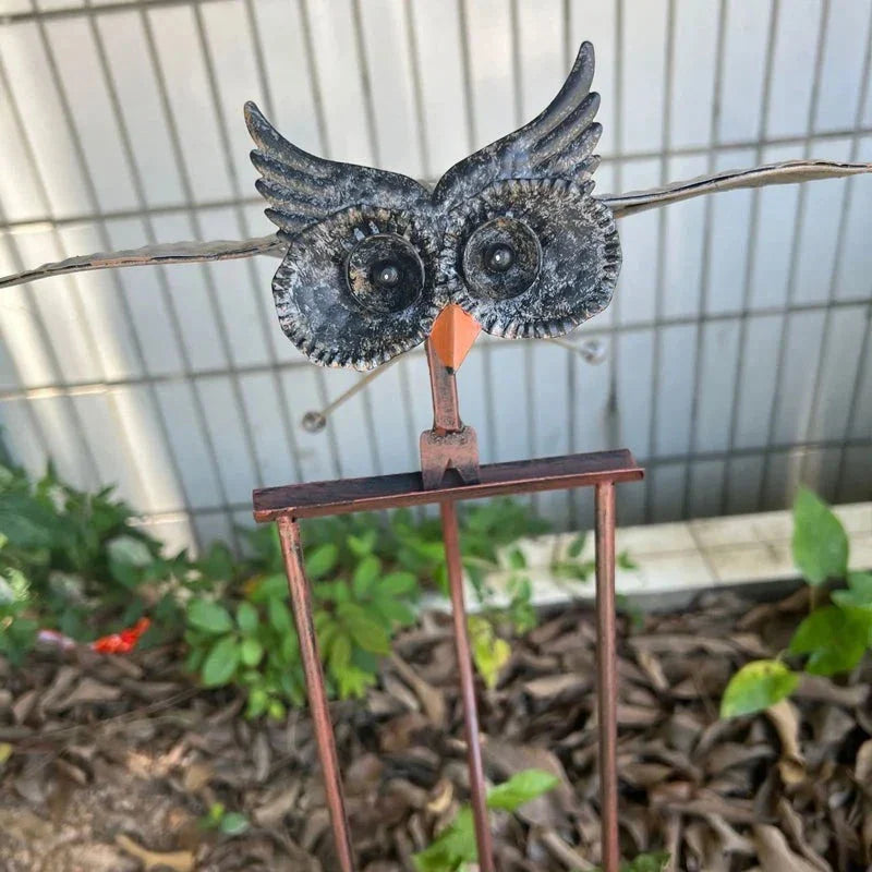 Decorazione da Giardino in Legno Artigianale - Uccelli per Patio e Spazi Esterni-VISOTKI