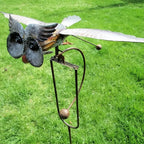 Decorazione per Giardino - Arte per Uccelli in Metallo - Stile Rustico - Decorazione da Patio per Esterni-VISOTKI