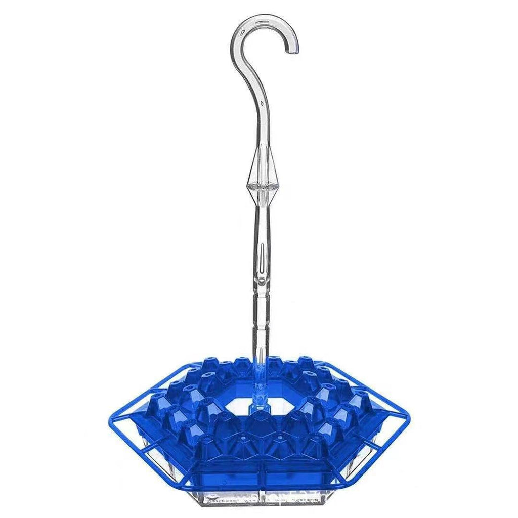 Distributore di Nettare per Colibrì da Appendere all'Esterno in Plastica Resistente, Design Elegante per Giardino e Terrazzo-VISOTKI