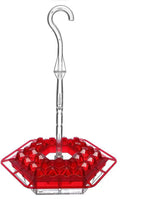 Distributore di Nettare per Colibrì da Appendere all'Esterno in Plastica Resistente, Design Elegante per Giardino e Terrazzo-VISOTKI