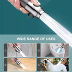 Doccia Alta Pressione in Ottone Cromato con Getto Regolabile per Bagno e Spa - Accessorio per Doccia Moderno e Funzionale-VISOTKI