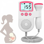 Doppler Fetal per Monitoraggio Battito Cardiaco in Gravidanza - Dispositivo Portatile per Uso Domestico-VISOTKI