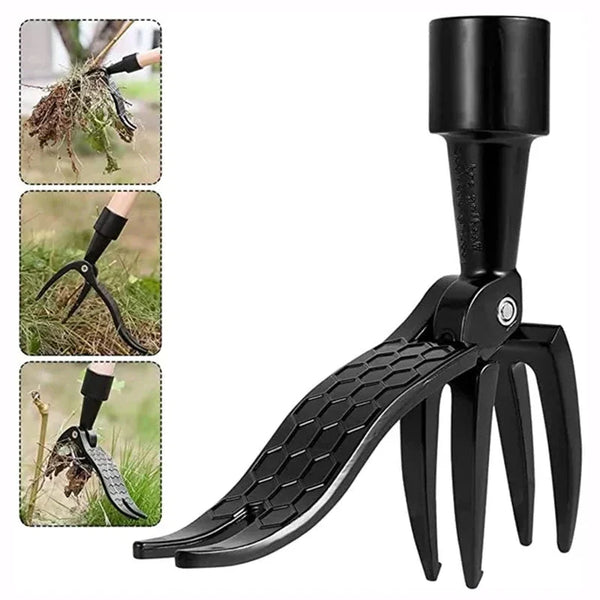 Estirpatore per Erbacce in Acciaio Inossidabile con Manico Regolabile e Rimovibile per Giardinaggio e Cura del Giardino-VISOTKI