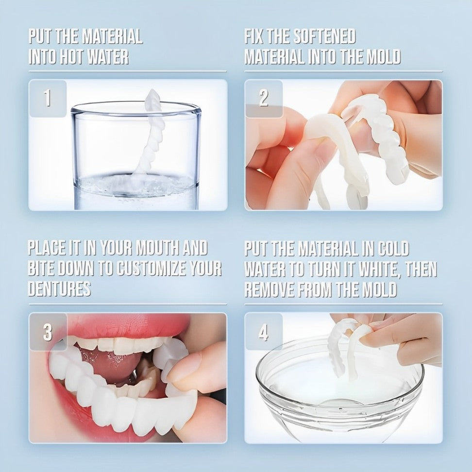 Faccetta Smile in Resina Composita - Design Naturale per Estetica Dentale - Inclusi Superiori e Inferiori-VISOTKI