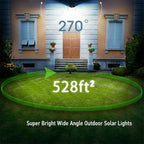 Faro Solare da Esterno LED con Design Moderno per Giardino e Patio - Illuminazione Sostenibile e Efficiente-VISOTKI