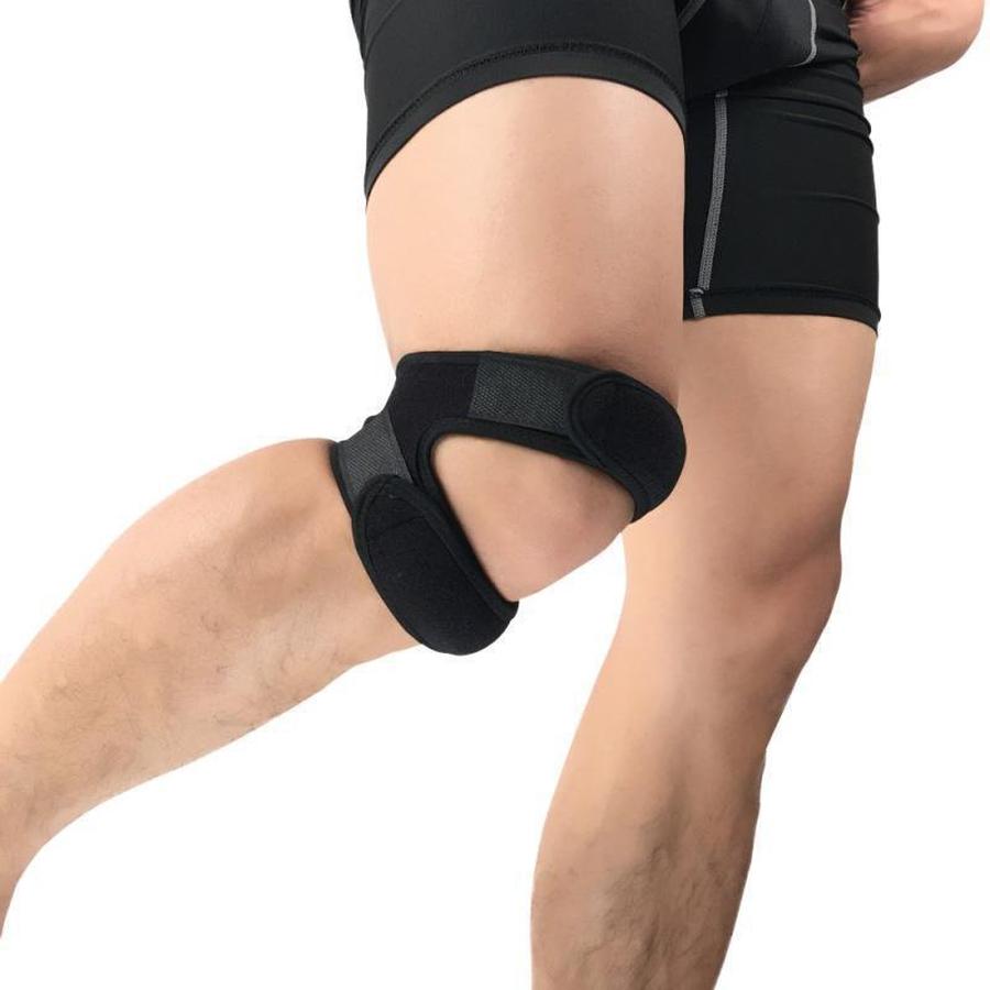 Fascia per Tendine Patellare in Neoprene, Supporto per Ginocchio, Stabilizzatore per Menisco Strappato, Taglia Unica-VISOTKI