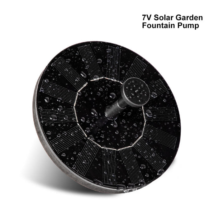 Fontana Galleggiante Solare in Plastica per Decorazione di Giardini e Laghetti - Design Elegante e Funzionale-VISOTKI