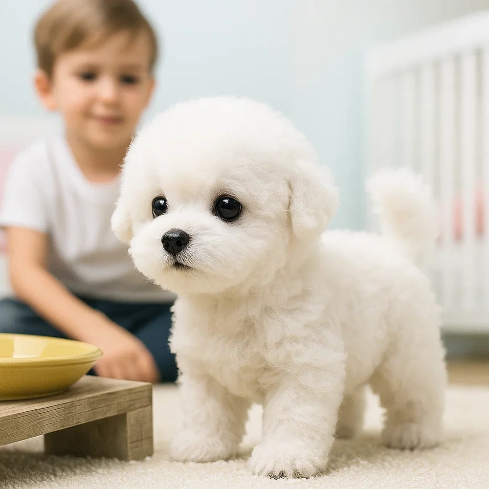 Giocattolo Interattivo in Peluche Realistico a Forma di Cucciolo per Gioco e Divertimento per Bambini-VISOTKI