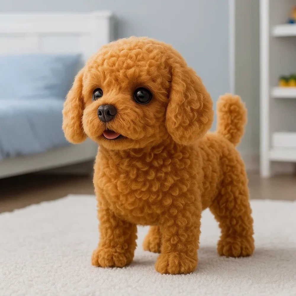 Giocattolo Interattivo in Peluche Realistico a Forma di Cucciolo per Gioco e Divertimento per Bambini-VISOTKI