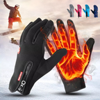 Guanti Invernali Riscaldati Unisex in Materiale Termico per Attività all'Aperto e Sport invernali-VISOTKI