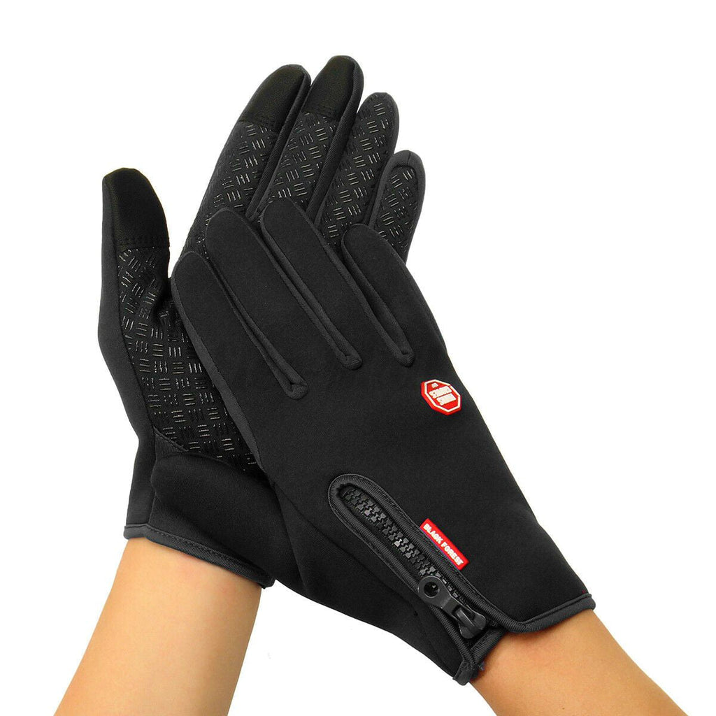 Guanti Termici Unisex con Touch Screen - Guanti Invernali in Tessuto Impermeabile per Attività all'Aperto-VISOTKI