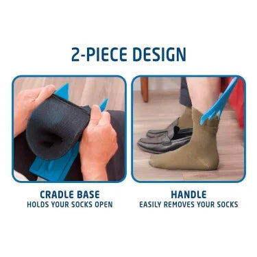 Kit per Indossare e Togliere Calze a Compressione - Strumento Pratico per Facilitarne l'Uso - Accessorio per Calze Compressione-VISOTKI