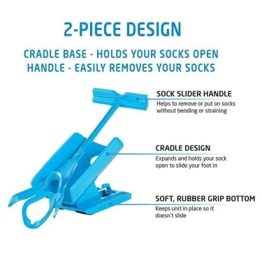 Kit per Indossare e Togliere Calze a Compressione - Strumento Pratico per Facilitarne l'Uso - Accessorio per Calze Compressione-VISOTKI