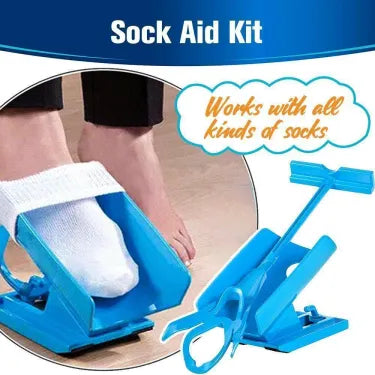 Kit per indossare e togliere calze a compressione - Strumenti pratici per uso quotidiano - Facile da usare e compatto-VISOTKI
