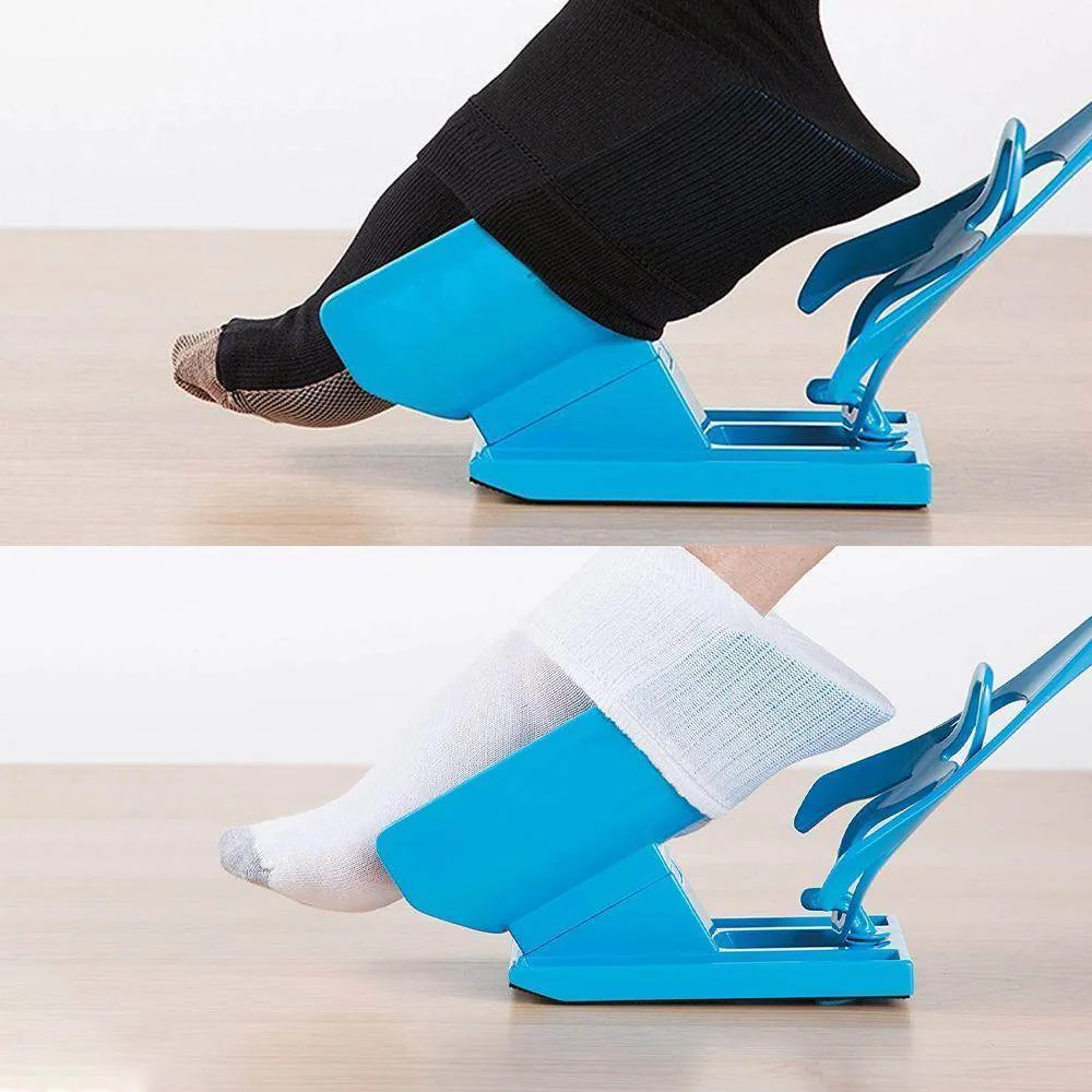 Kit per indossare e togliere calze a compressione - Strumenti pratici per uso quotidiano - Facile da usare e compatto-VISOTKI