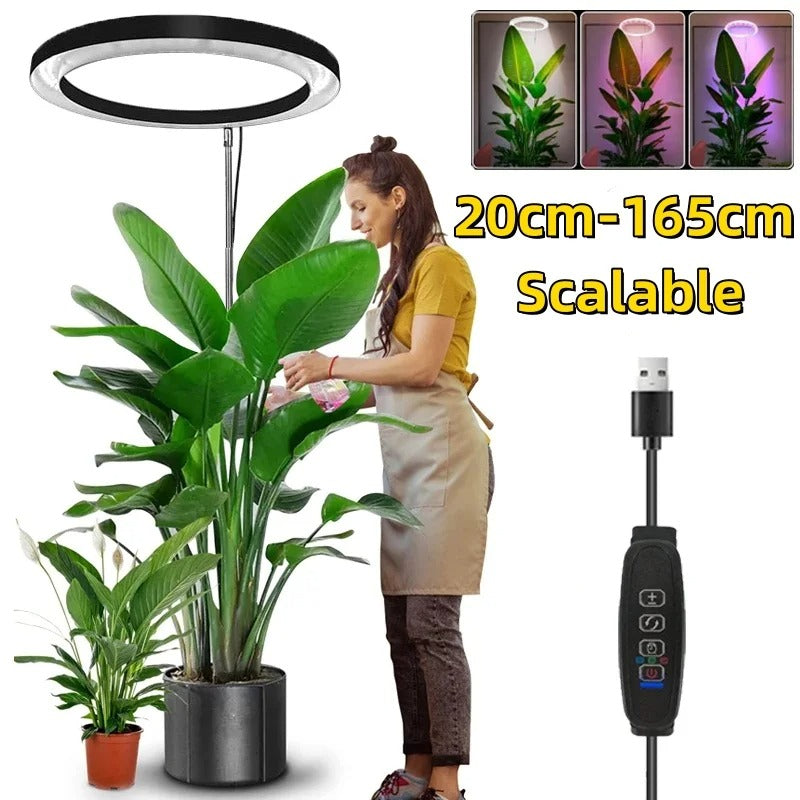 Lampada LED per Crescita Piante da Interno - Design Moderno - Illuminazione per Giardinaggio Domestico - Regolabile e Efficiente-VISOTKI